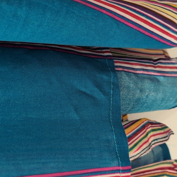 Moroccan Kaftan one size dark teal - Picture 3 of 10